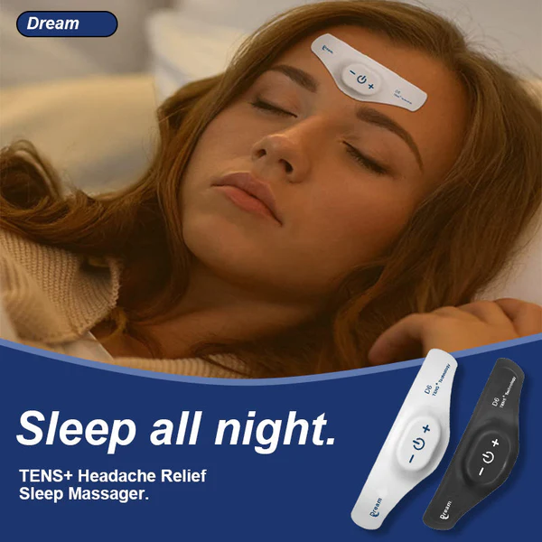 Dream™ TENS+ galvos skausmą malšinantis miego masažuoklis
