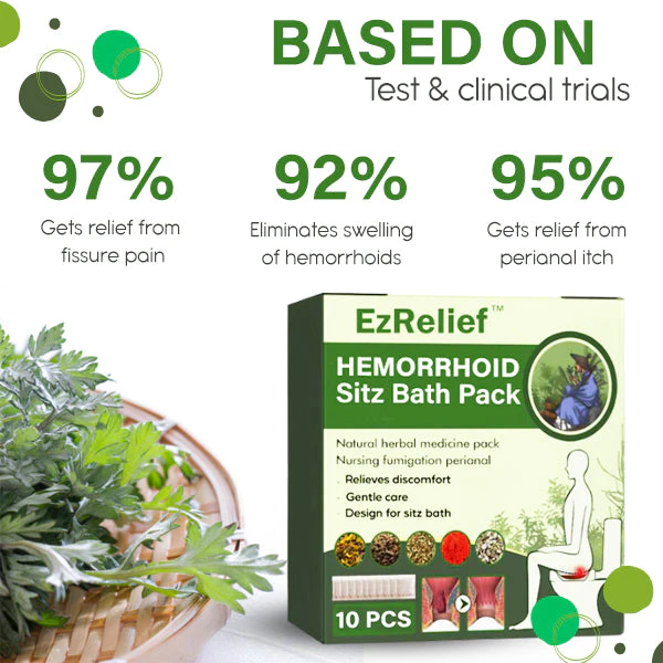 EzRelief™ Pack de bain de siège pour hémorroïdes