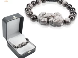 Feng Shui Pixiu Black Obsidian Bracelet