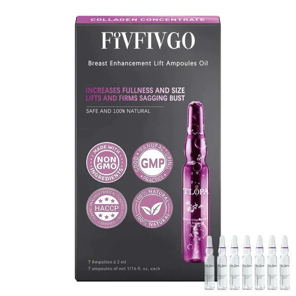 Fivfivgo™ બ્રેસ્ટ એન્હાન્સમેન્ટ લિફ્ટ એમ્પ્યુલ્સ ઓઇલ