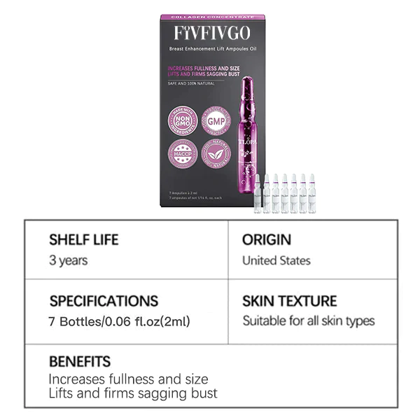 Fivfivgo™ स्तन वृद्धि लिफ्ट एम्प्युल्स तेल