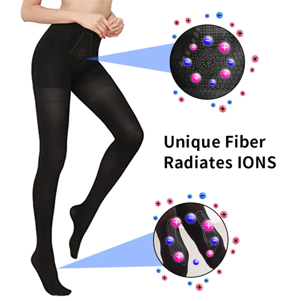 Fivfivgo™ UltraSLIM Turmalin ionli tanani shakllantirish Stretch-Seidenstrumpfe