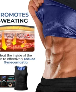 Alternative view of Fivfivgo™ Gynecomastia MuscleUp Compression Tank Top