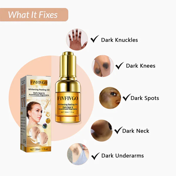 Fivfivgo™ Whitening Peeling Oil für dunkle Flecken und Acanthosis nigricans - Image 2