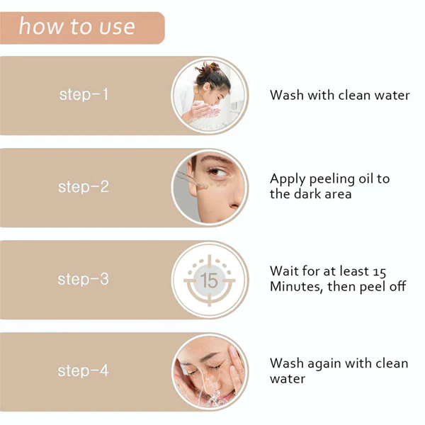 Fivfivgo™ Whitening Peeling Oil für dunkle Flecken und Acanthosis nigricans - Image 4