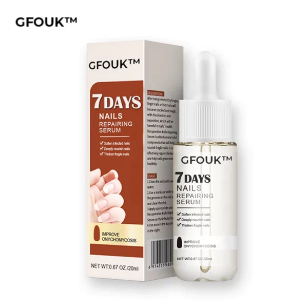 مصل GFOUK ™ لنمو وتقوية الأظافر لمدة 7 أيام