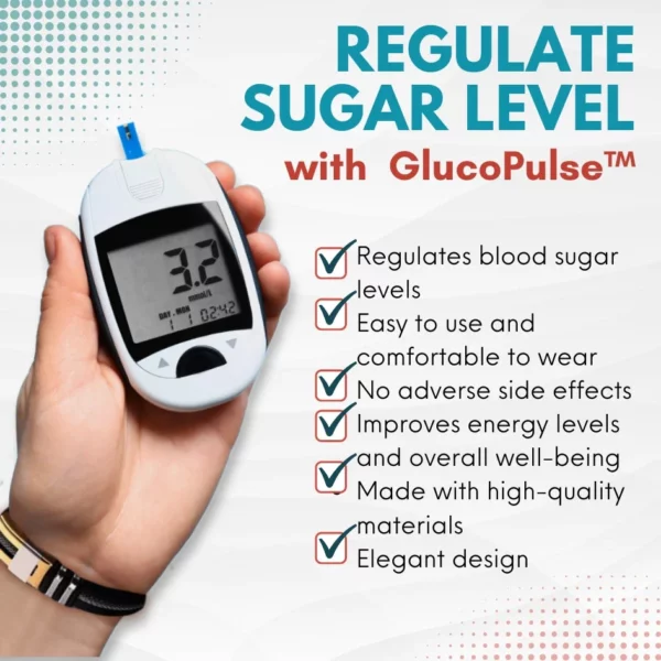 GlucoPulse™ SugarDown ION-Bracelet