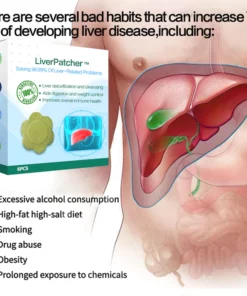 Liverpatcher™ powerful antioxidant liver detox cleansing patch