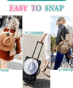 Alternative view of Magnetic Travel Hat Holder