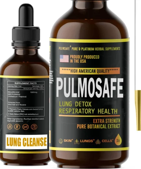 PulmoSafe™ Natural Lung Cleansing Herbal Drops
