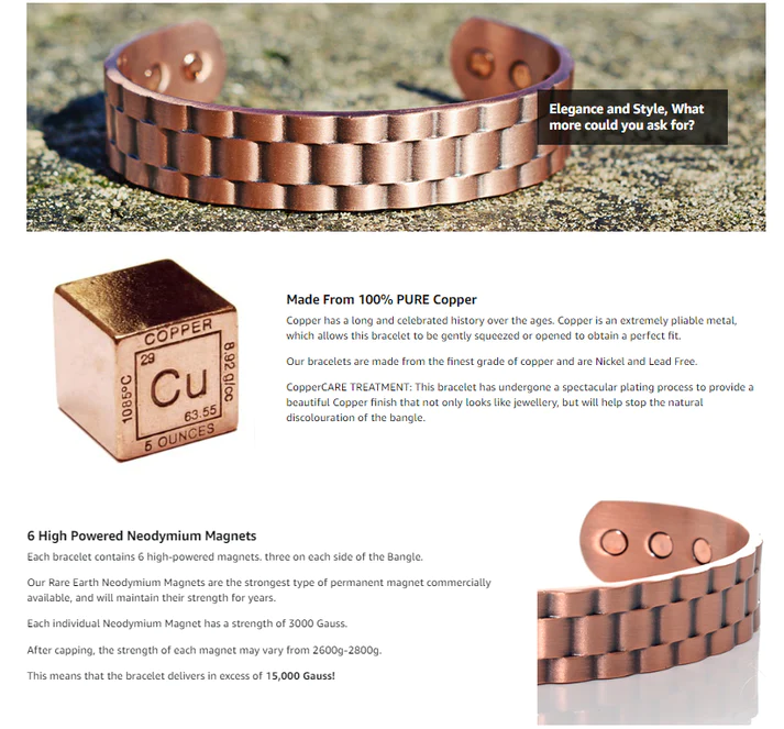 Pure strength deals ion bracelet