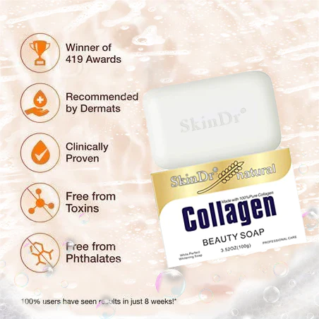 SkinDr®Natural Collagen Boost Firming & Lifting Beauty Soap - Image 6