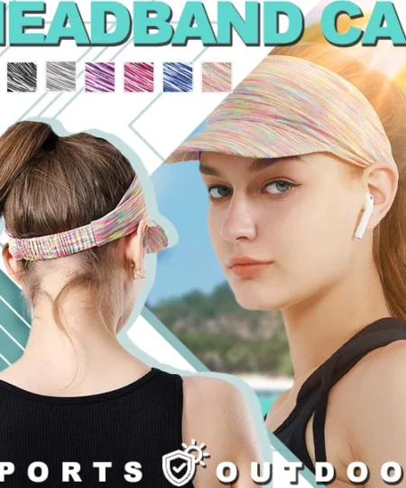 Sports Sun Visor Ponytail Headband Cap
