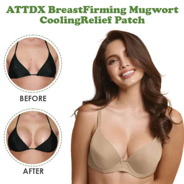 ATTDX Patch di sollievo rinfrescante all'artemisia rassodante per il seno