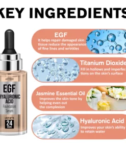 ATTDX EGF HyaluronicAcid FoundationSerum