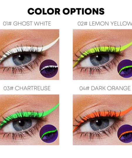 ATTDX Neon Liquid Waterproof UVGlow Eyeliner