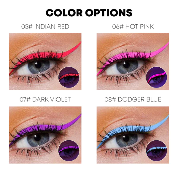 I-ATTDX Neon Liquid Waterproof UVGlow Eyeliner