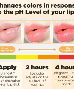 Biancat™ BlossomKiss Color-changing Crystal Lipstick