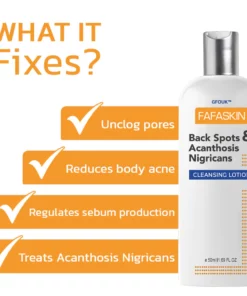 CNDB FAFASKIN Back Spots And Acanthosis Nigricans Cleansing Lotion