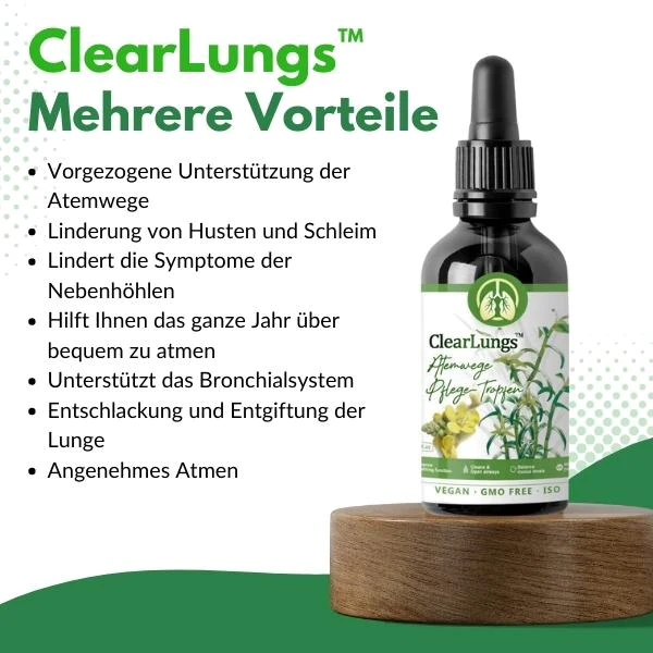 ClearLungs™ Atemwege Pflege-Tropfen