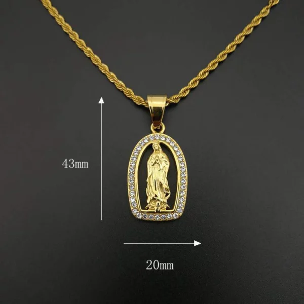 Cross Gold-Plated Faith Blessing Necklace