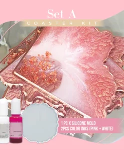 CrystalArt™ Resin Coaster DIY Set