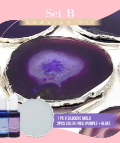 CrystalArt™ Resin Coaster DIY Set