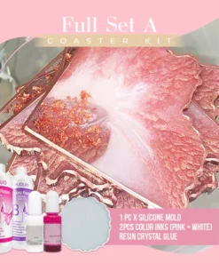 CrystalArt™ Resin Coaster DIY Set