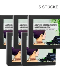 Fivfivgo™ Acanthosis Nigricans Behandlung Seife aus Bambuskohle