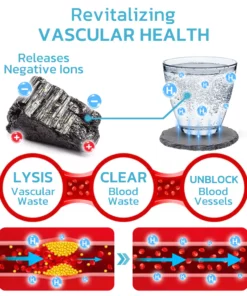 GFOUK™ IONWater Detoxing Tourmaline Energy Gemstone Coaster