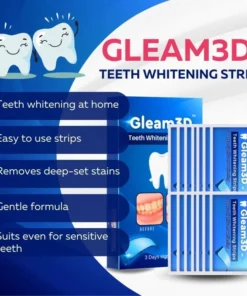 Gleam3D™ Teeth Whitening Strips