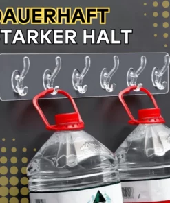 GripTack™ Selbstklebende sechs Haken