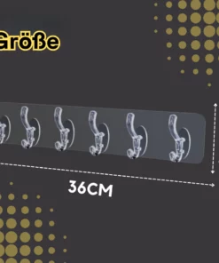 GripTack™ Selbstklebende sechs Haken