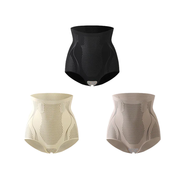 GOZYLA Ionsilk Sculpt+ Ice Silk Ion Shaping Shorts 3PCS, Unique Fiber  Restoration Shaper, Graphene Panties, Graphene Vaginal Tightening & Body  Shaping Briefs (Color : Black*2, Size : M) : : Fashion