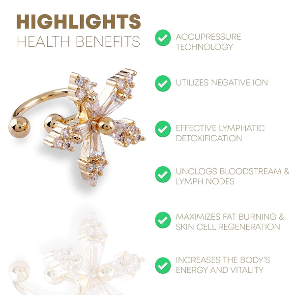 KHLORIS AcupoinTheropie Flower EarClip - Image 7