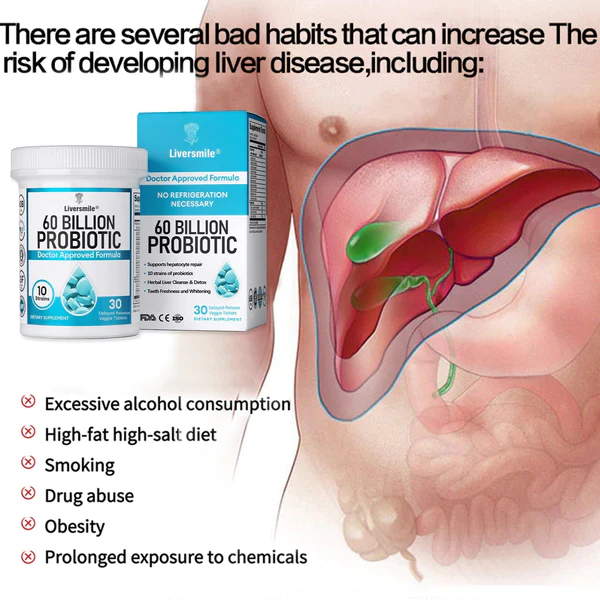 Liversmile® Intense Antioxidant Liver Cleanse Oral Probiotics - Image 4