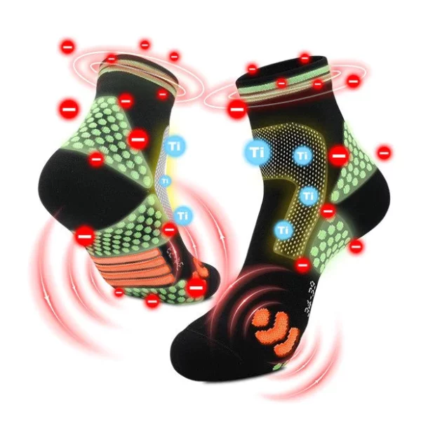 LuckySong® 2023 Dûr Infrared Schorl Titanium Ion Heightening Booster Socks