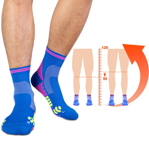 Çorape përforcuese për ngritjen e joneve të titaniumit LuckySong® 2023 me infra të kuqe të largët Schorl