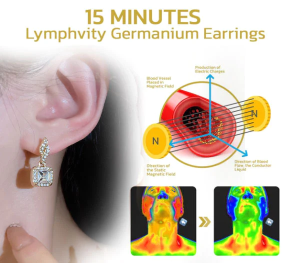Therapy Lymphatic Germanium Earrings Wowelo Your Smart