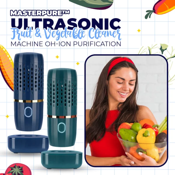 Máquina limpiadora ultrasónica de frutas y verduras MasterPure™ Purificación de iones OH