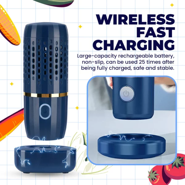 MasterPure™ Ultradźwiękowa maszyna do czyszczenia owoców i warzyw Oczyszczanie jonami OH