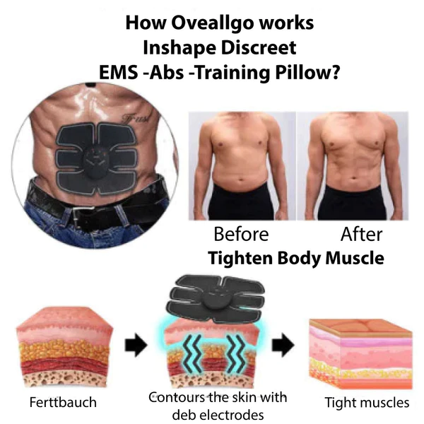 Oveallgo™ InShape Professional Discreet EMS Abs Training Pad - Image 4