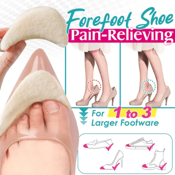 Pain-Relieving Forfoot Shoe Insert Pads