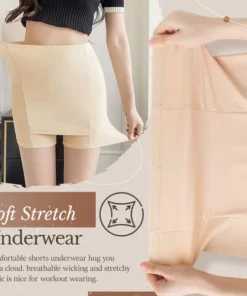 VSecret Double-Layer Front Crotch Shaping Shorts