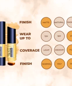 flysmus™ Dual Action Full Coverage Foundation Stick