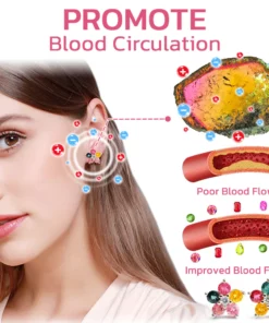 Alternative view of flysmus™ IONs Rejuvenating Tourmaline Infrared Lymphvity Earrings