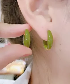 lymphatic activity hoop earrings