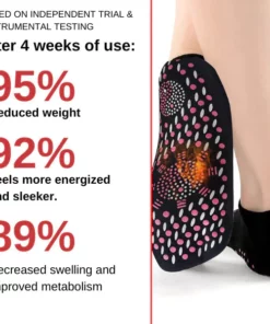 AFIZTM Tourmaline Lymphvity Slimming Health Sock