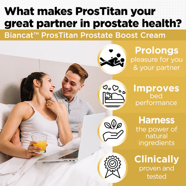 Uachtar Treisiú Próstatach Biancat™ ProsTitan