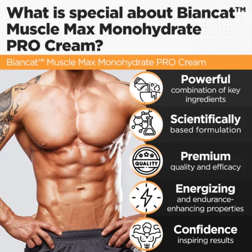 Biancat™ Muscle Max Monohydrate PRO Cream